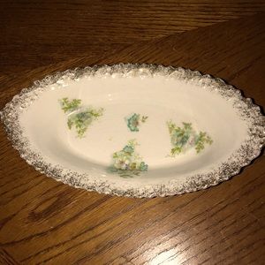 Antique oval dish